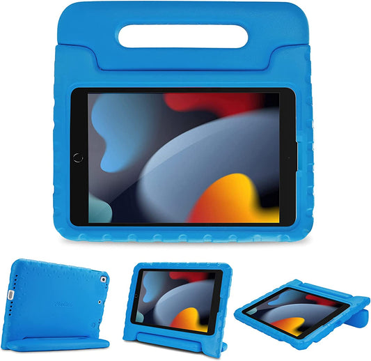 Kids Case for Ipad 9Th Generation/Ipad 8/Ipad 7, Ipad 10.2 Case 2021 2020 2019/Ipad Air 10.5/Ipad Pro 10.5 Kids Case, Shockproof Lightweight Case with Convertible Handle -Blue